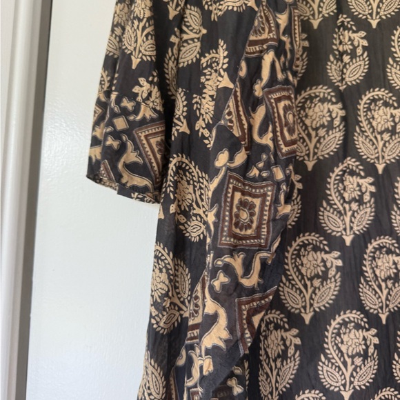 Bell Brown Printed Cover-Up - Picture 2 of 5